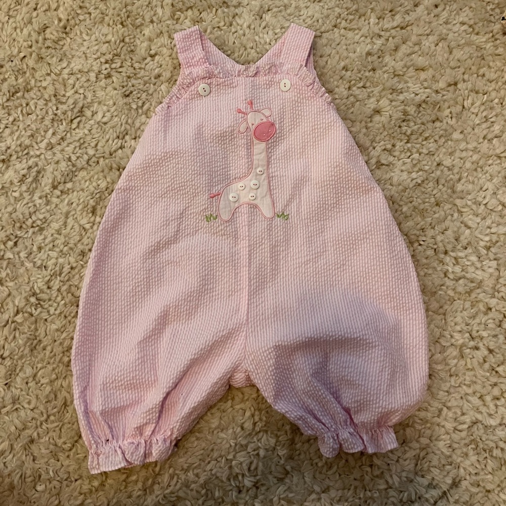 Vintage Pink Giraffe Jumper